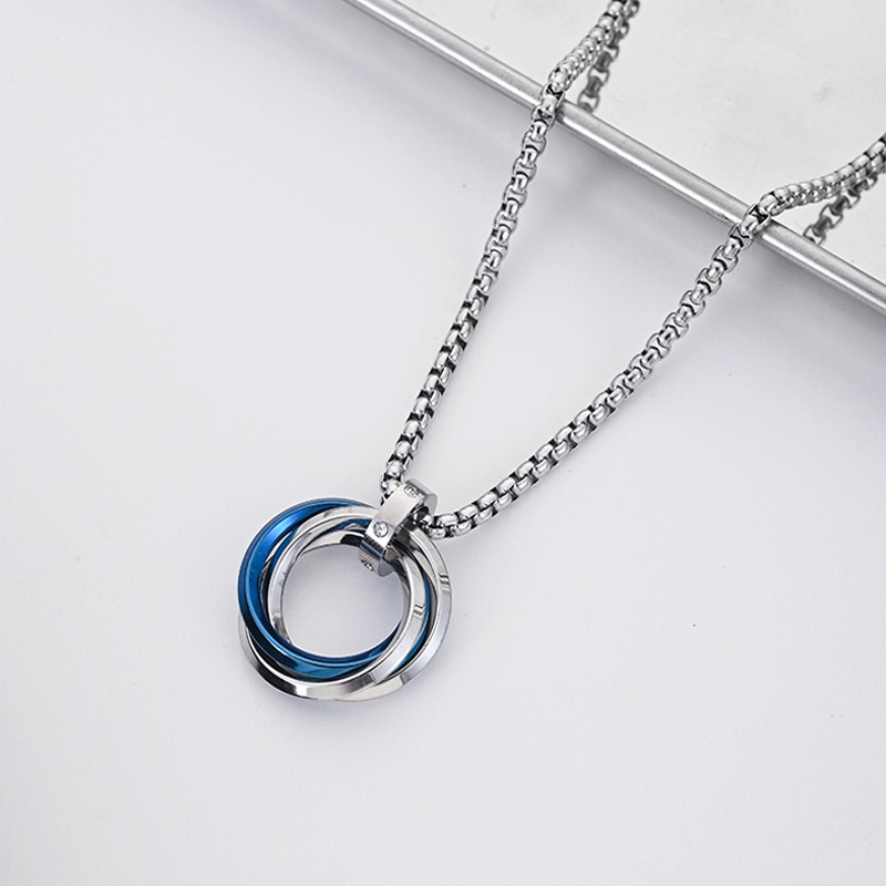 1Pcs Necklace For Men Hip-hop  - Mens Dog Tag Necklace ulasan dan harga