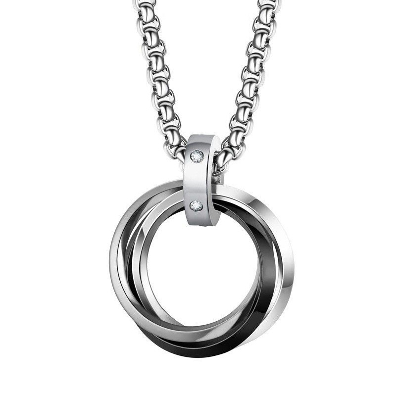 1Pcs Necklace For Men Hip-hop  - Mens Dog Tag Necklace ulasan dan harga