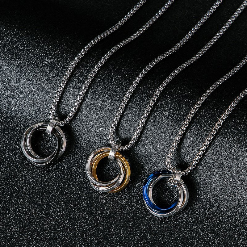1Pcs Necklace For Men Hip-hop  - Mens Dog Tag Necklace ulasan dan harga