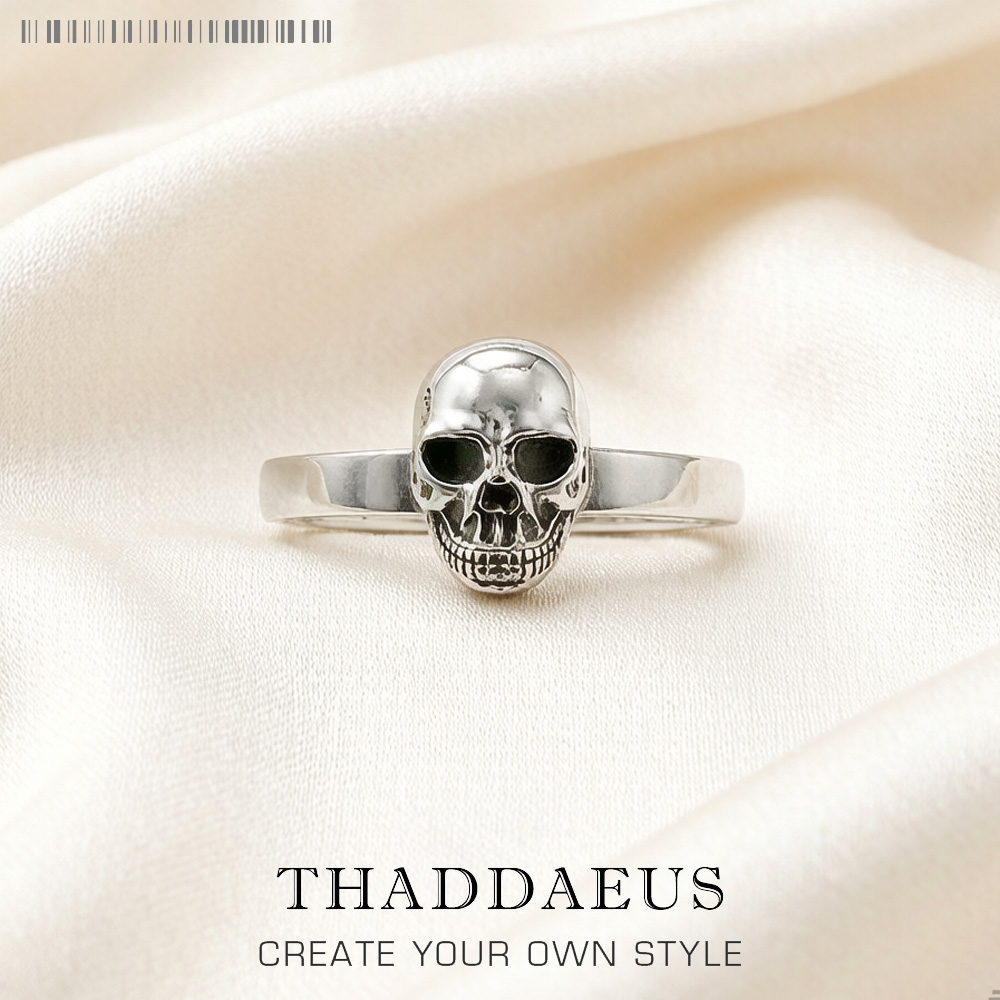 Ring Skull Europe Rebel Steet  - Gothic Skull Ring ulasan dan harga