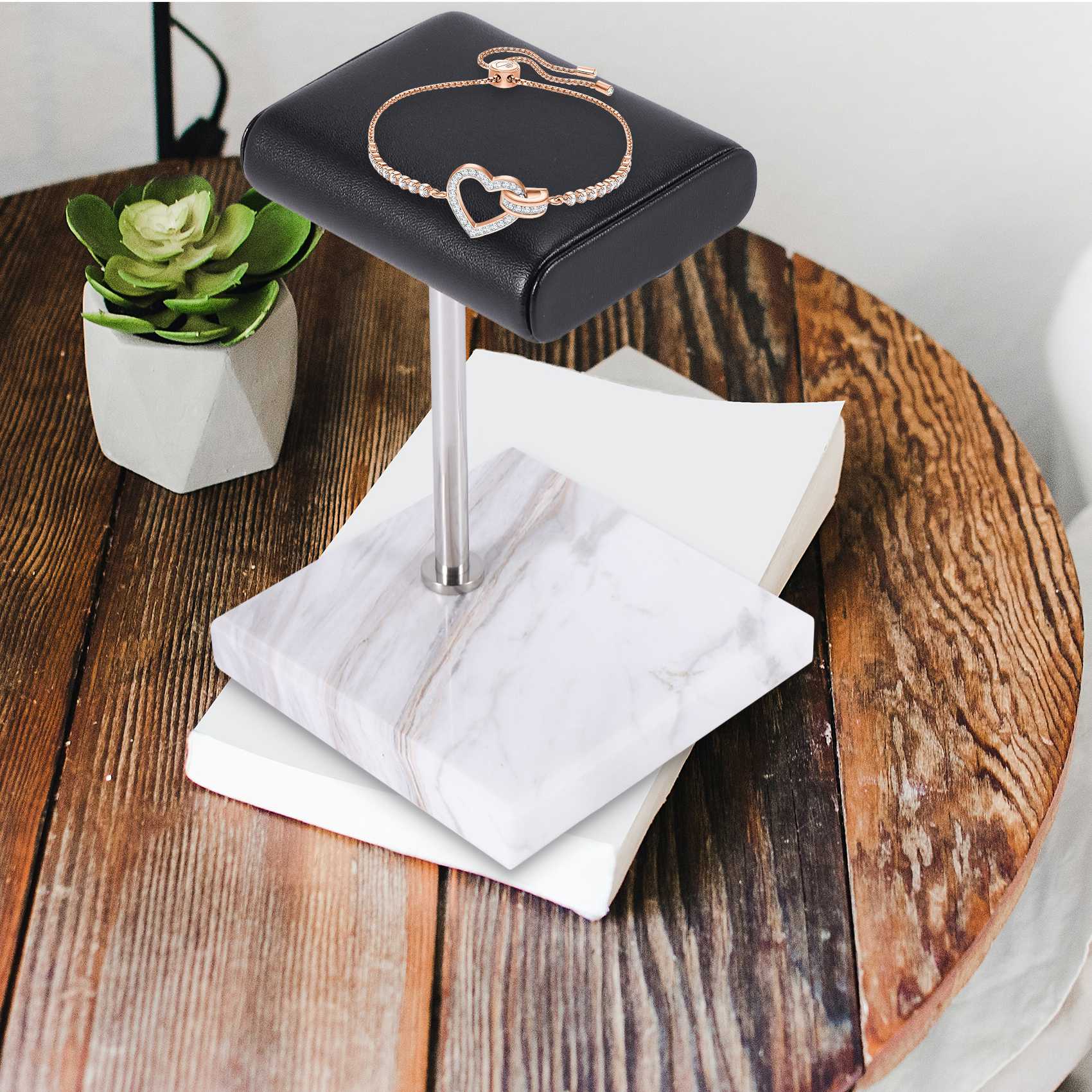 ABQR White Marble Watch Bracel - Jewelry With Watches ulasan dan harga
