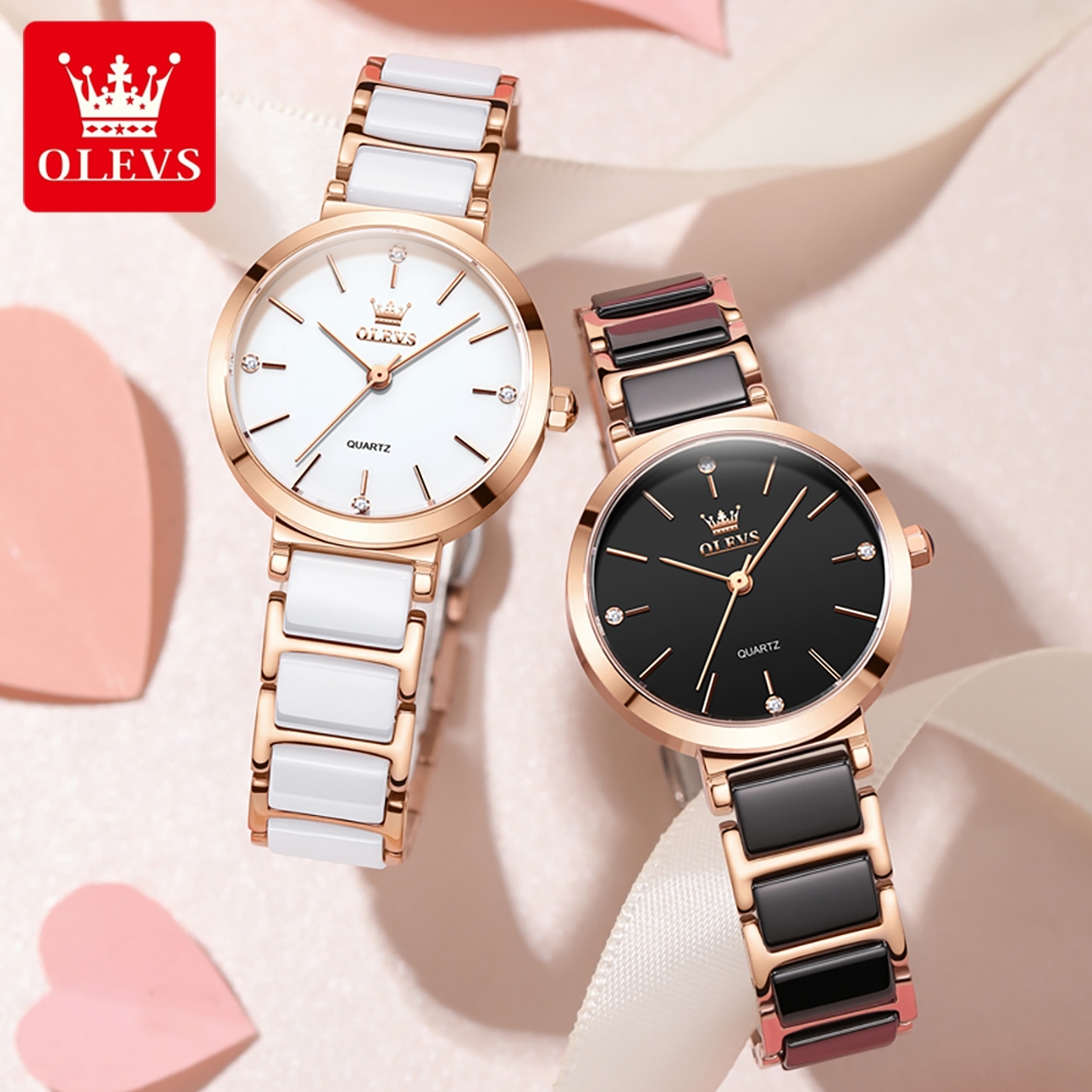 OLEVS Women Watch 5877 Luxury  - Jewelry With Watches ulasan dan harga