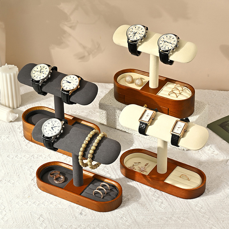 Oirlv Solid Wood Watch Organiz - Jewelry With Watches ulasan dan harga