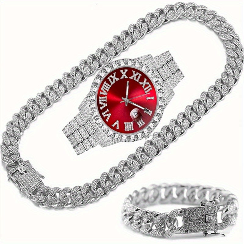 Fashion Silver Blue Watch Set  - Icebox Jewelry Watches ulasan dan harga