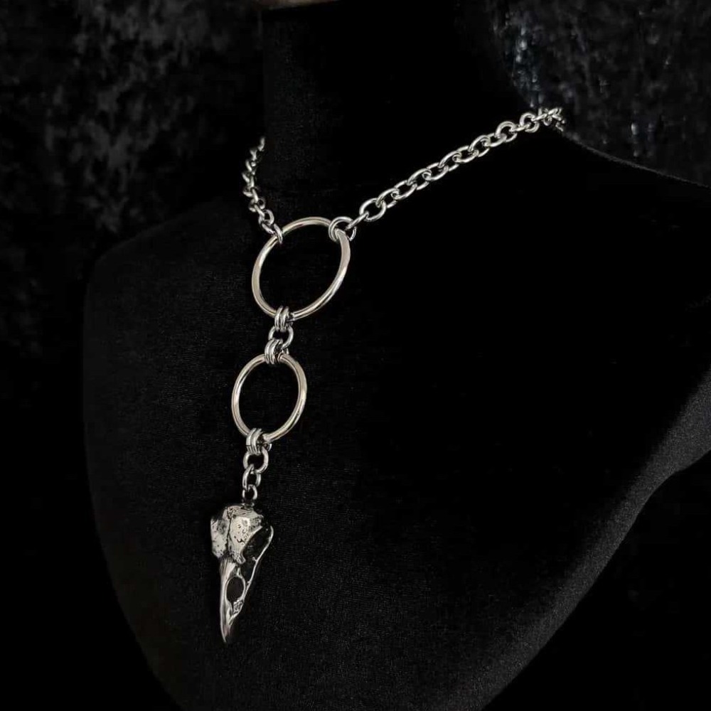 New Gothic Personality Stainle - Gothic Skull Ring ulasan dan harga