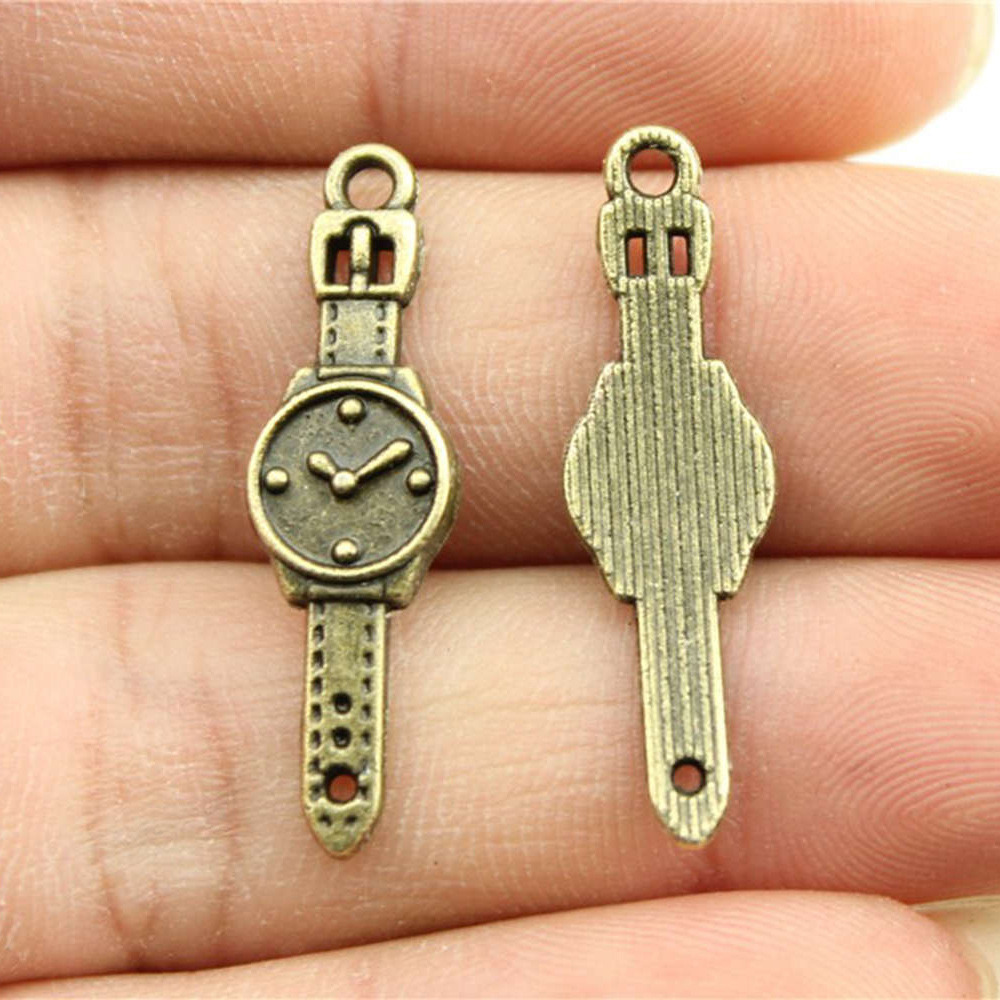 10pcs 30x9mm 2 Colors Antique  - Jewelry Watches Vintage ulasan dan harga