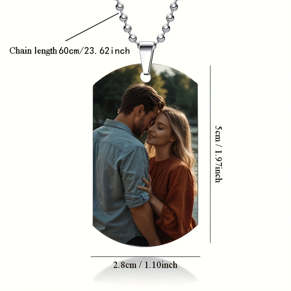 Custom Personalized Men's Pend - Mens Dog Tag Necklace ulasan dan harga